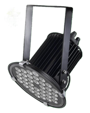 Load image into Gallery viewer, Black overhead LED fishing light with multiple LED bulbs arranged in a circular pattern, designed for use above water.