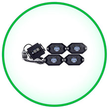 Load image into Gallery viewer, LED RGB Bluetooth Rock Lights (Sold in sets of 4 and 8)