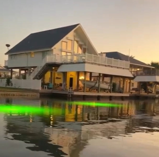 Maximizing Warm-Water Fishing Nights with Green Underwater Lights