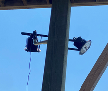 Load image into Gallery viewer, Overhead Light Adjustable Stainless Steel Swivel Bracket