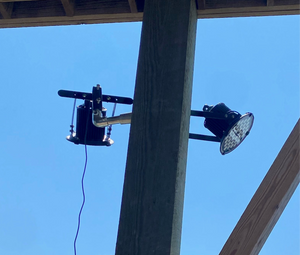 Overhead Light Adjustable Stainless Steel Swivel Bracket