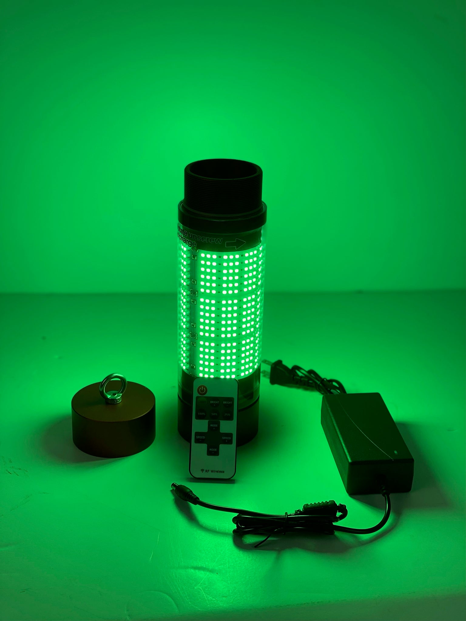 LED Cordless Drop Light 18,000 – Under Water Green Fishing Lights